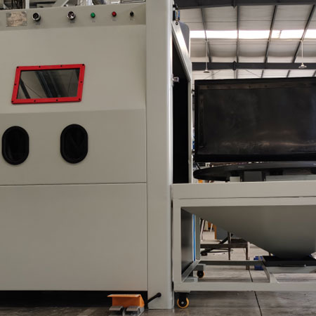 三明无尘喷砂机半自动模具喷砂机