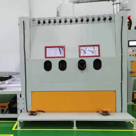 三明高效生产，从箱体手动喷砂机开始，提升零部件质量